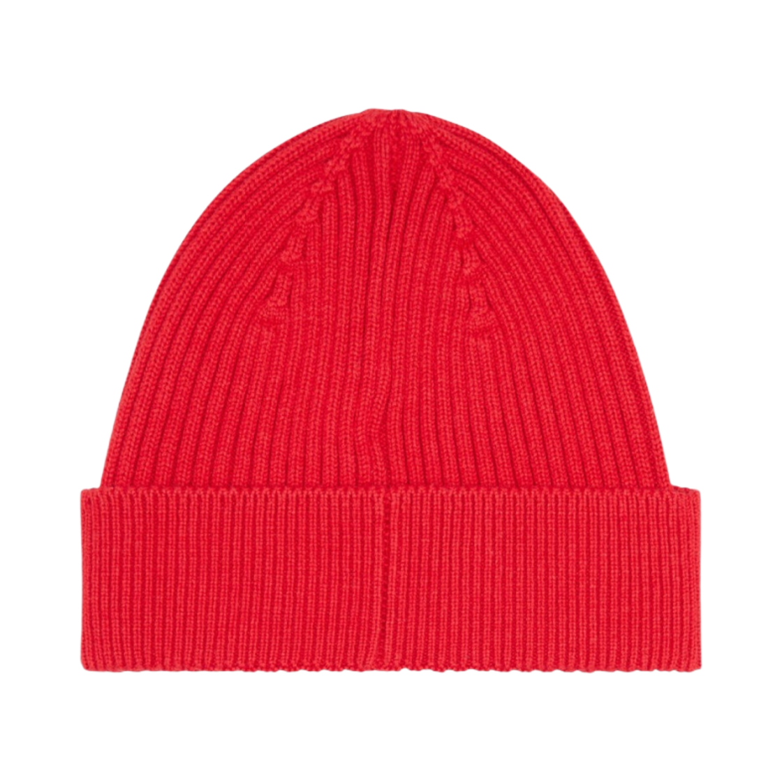 디젤 K-코더-G 2X2 립드 비니 로고 패치 레드(Diesel K-Coder-G 2X2 Ribbed Beanie with Logo Patch Red) - 2