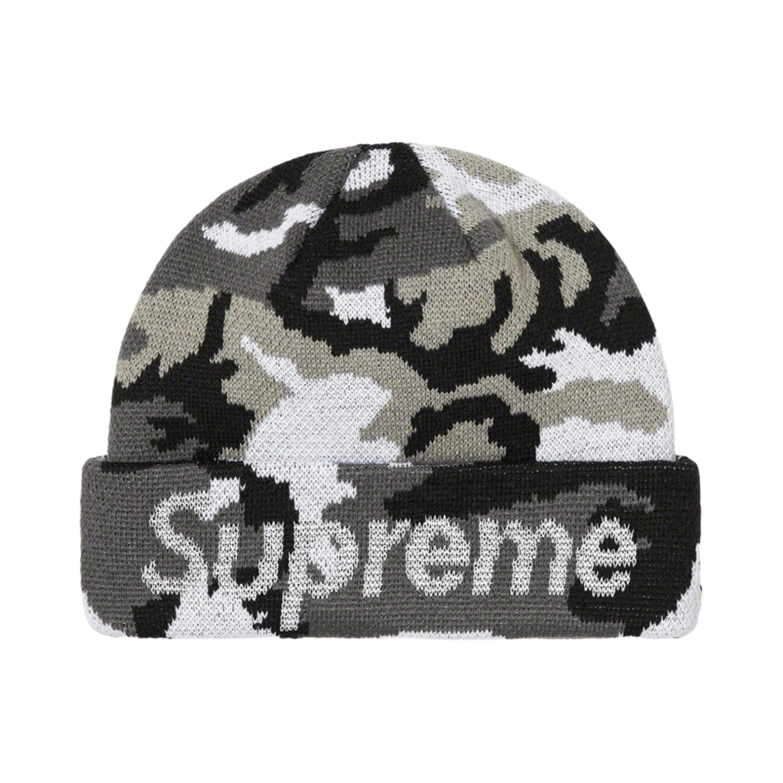 슈프림 뉴에라 스플릿 비니 블랙 - 22FW(Supreme New Era Split Beanie Black - 22FW) - 2