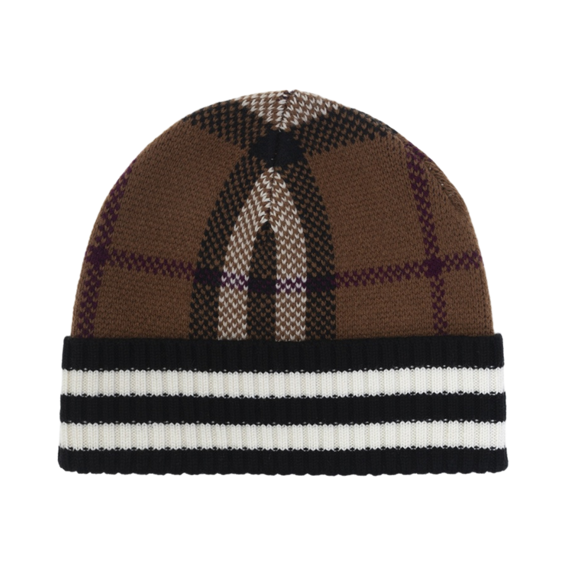 8049580 Burberry Cashmere Beanie Dark Birch Brown