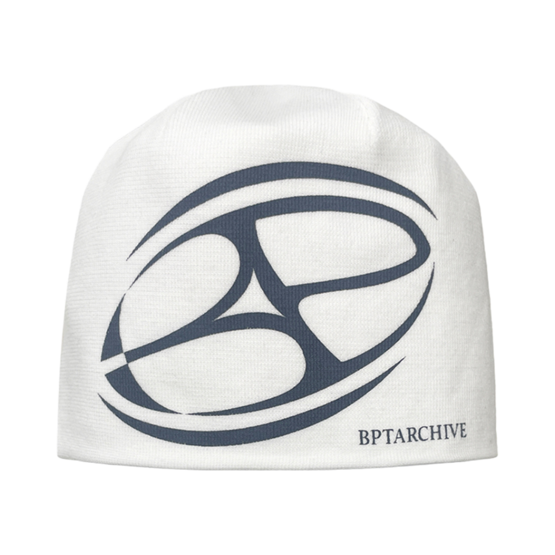 24FWCP016 BP2DISORDER Big Logo Beanie White Gray