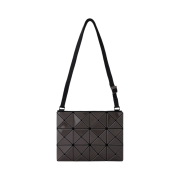 Bao Bao Issey Miyake Lucent W Color Crossbody Bag Light Gray