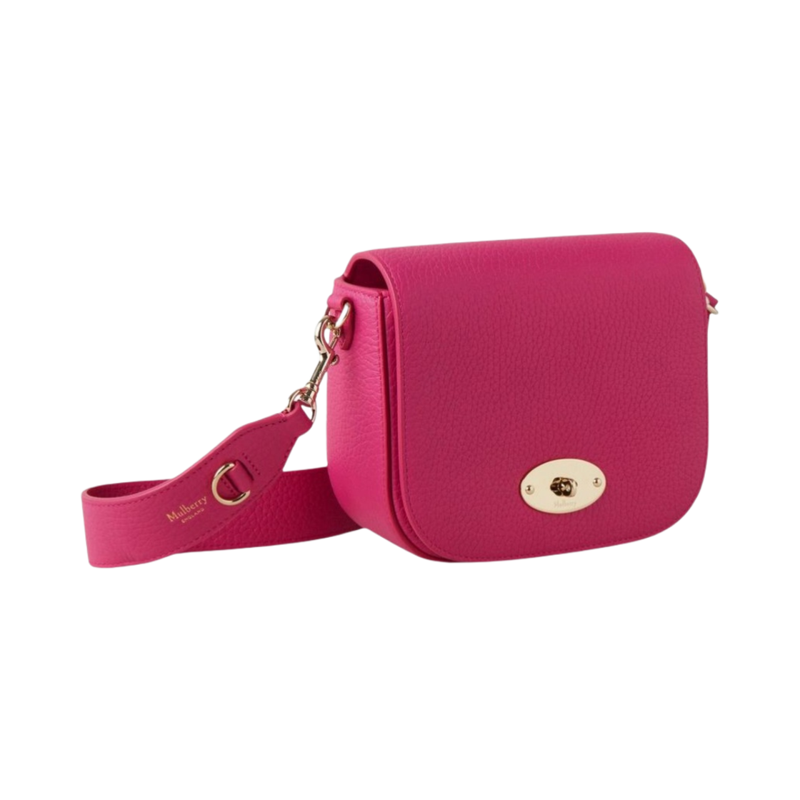 멀버리 헤비 그레인 스몰 달리 사첼 멀버리 핑크(Mulberry Heavy Grain Small Darley Satchel Mulberry Pink) - 2