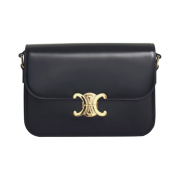 Celine Classique Triomphe Bag in Shiny Calfskin Black