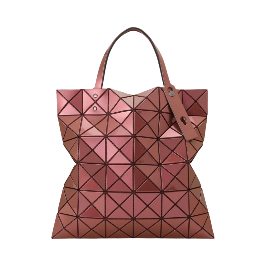 바오 바오 이세이 미야케 루센트 원톤 토트백 버건디(Bao Bao Issey Miyake Lucent One-Tone Tote Bag Burgandy) - 1