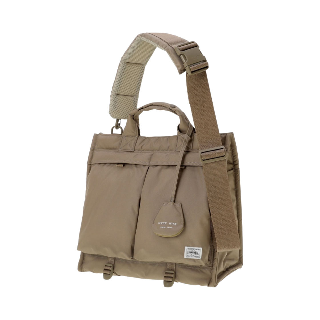 포터 x 하이크 투웨이 토트백 샌드 스톤(Porter x Hyke 2Way Tote Bag Sand Stone) - 2