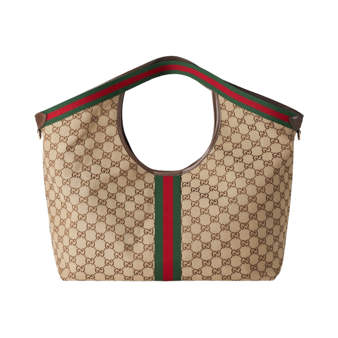 구찌 질리오 라지 토트백 베이지 브라운(Gucci Giglio Large Tote Bag Beige Brown) - 3