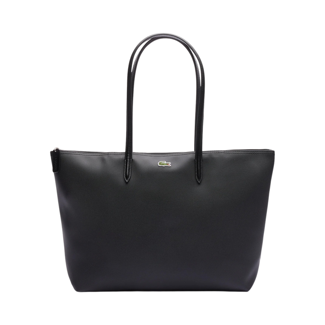 NF1888PO-000 Lacoste Appliques Logo Tote Bag Black