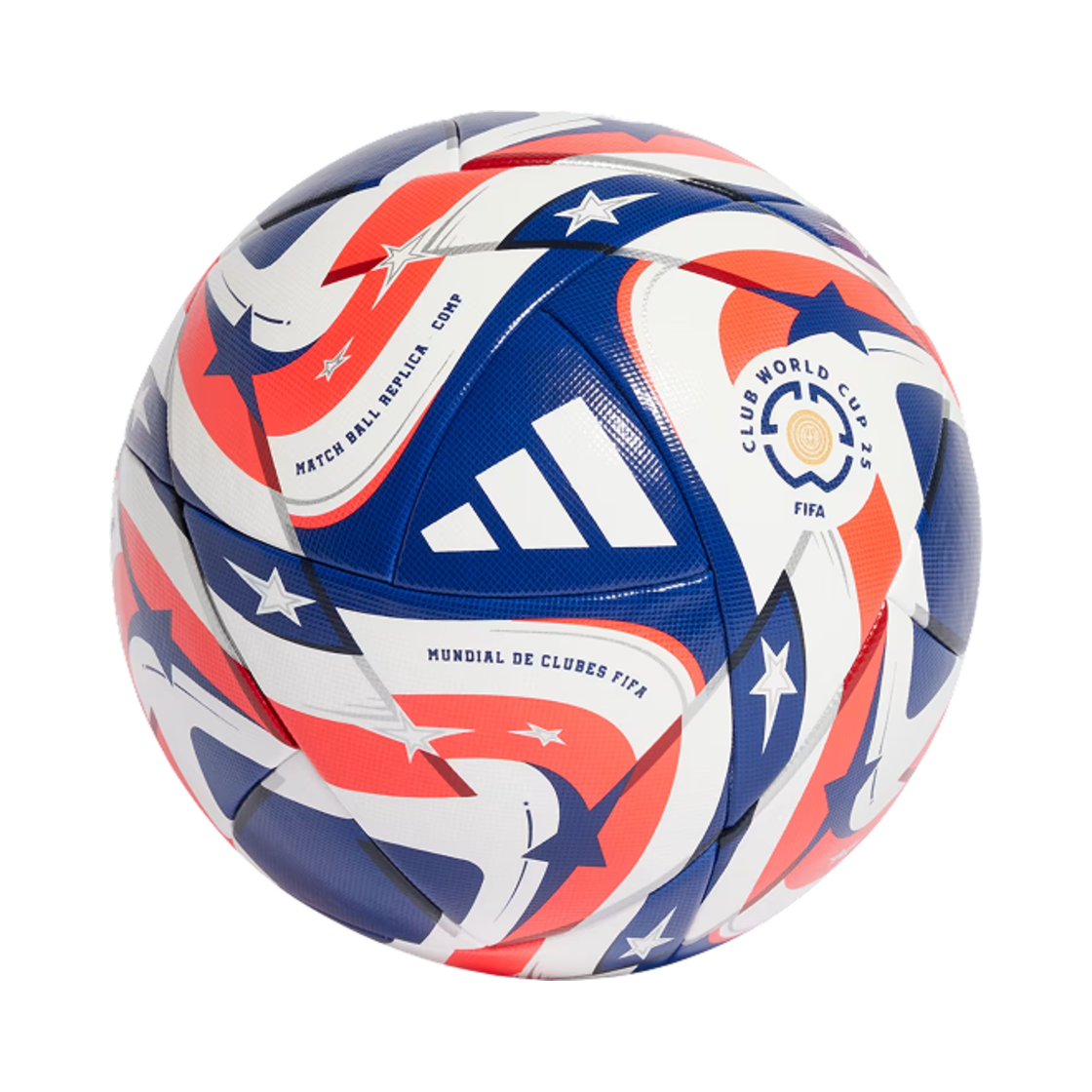 아디다스 피파 월드컵 25 컴피티션 볼 화이트 파워 블루(Adidas FIFA World Cup 25 Competition Ball White Power Blue)
