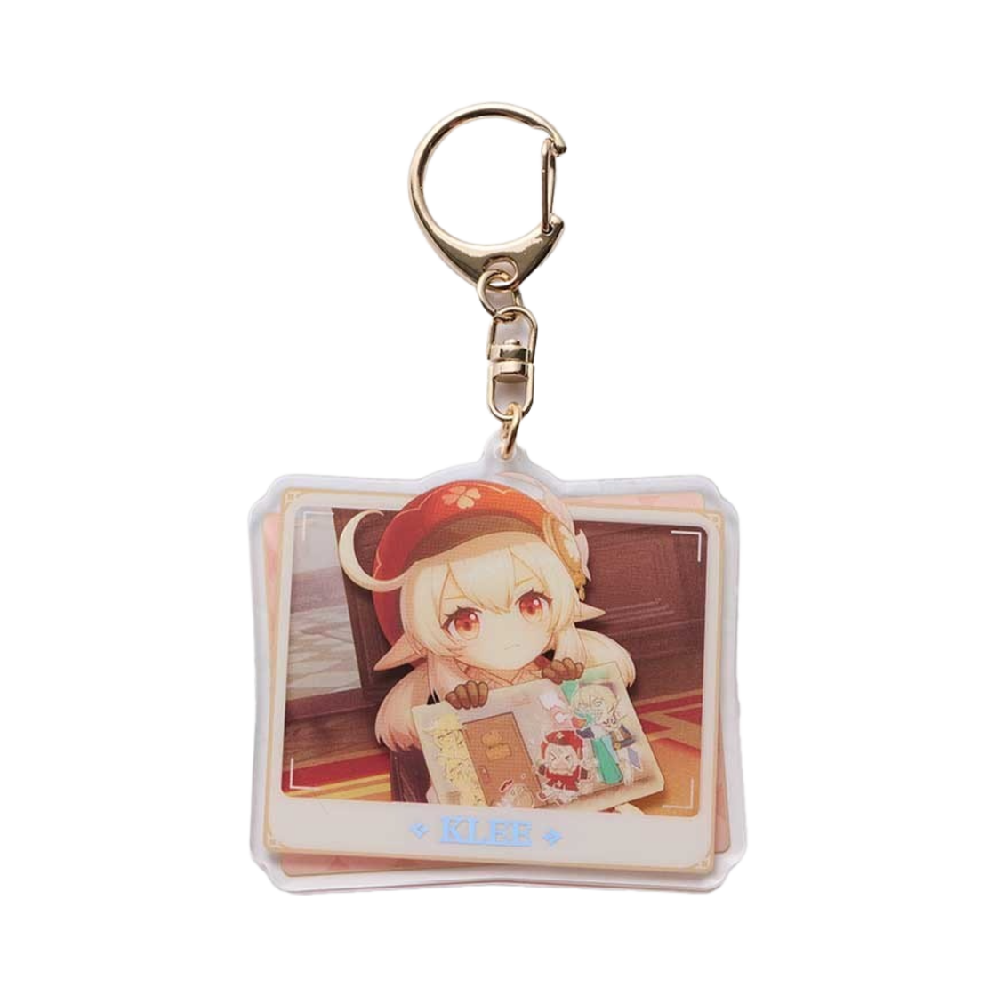 원신 아크릴 사각 키링 PV 시리즈 클레(Genshin Character PV Series Strap Klee)