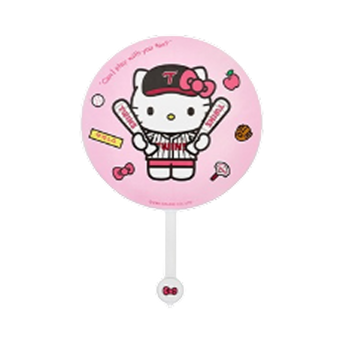 LG 트윈스 x 헬로 키티 캐릭터 응원 부채(LG Twins x Hello Kitty Character Cheering Fan)