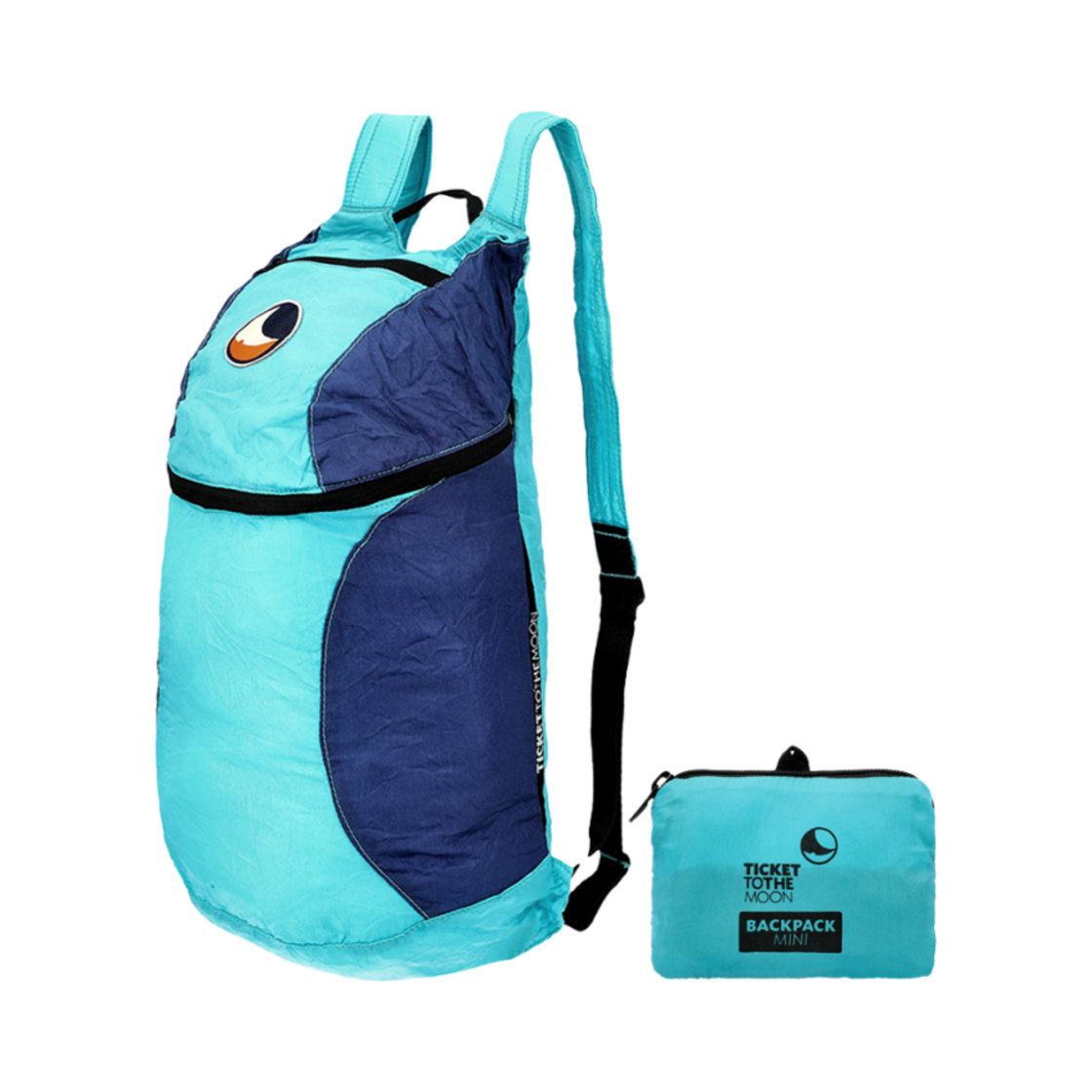 티켓투더문 미니 백팩 15L 터콰이즈 로얄 블루