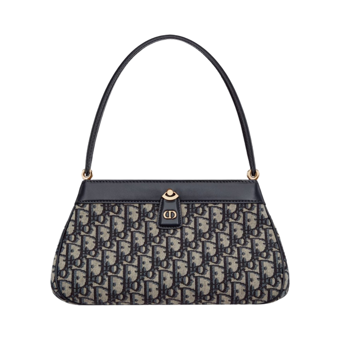디올 미디움 디올 키 백 디올 오블리크 자카드 블루(Dior Medium Dior Key Bag Dior Oblique Jacquard Blue) - 1