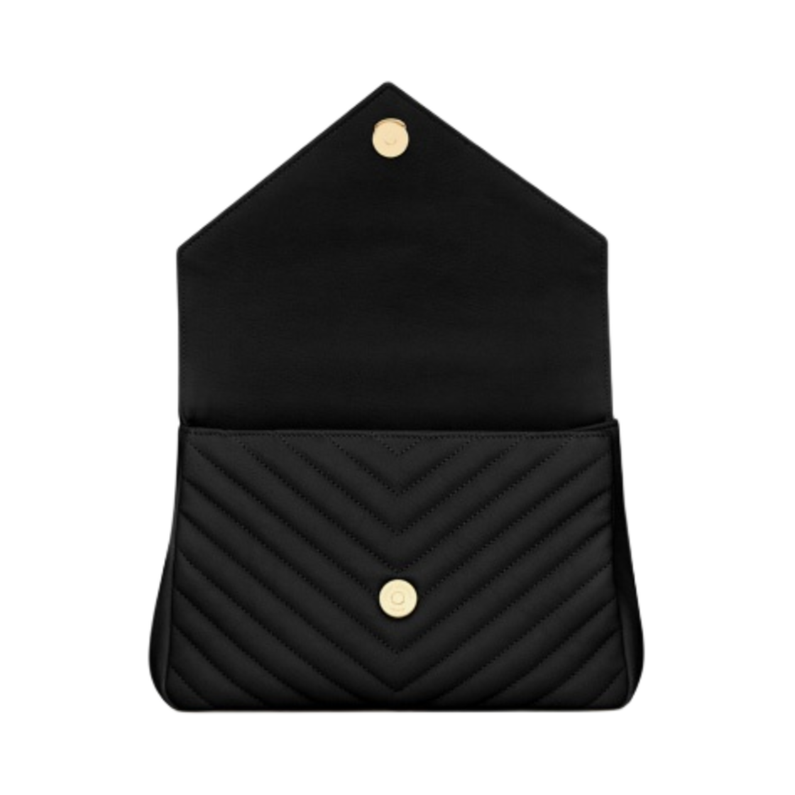 생로랑 퀼티드 레더 컬리지 미디움 체인백 블랙(Saint Laurent College Medium Chain Bag in Quilted Leather Black) - 4
