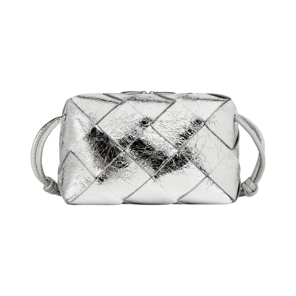 보테가 베네타 스몰 카세트 카메라백 실버(Bottega Veneta Small Cassette Camera Bag Silver) - 1