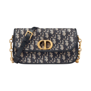 Dior 30 Montaigne Avenue Bag Blue Dior Oblique Jacquard