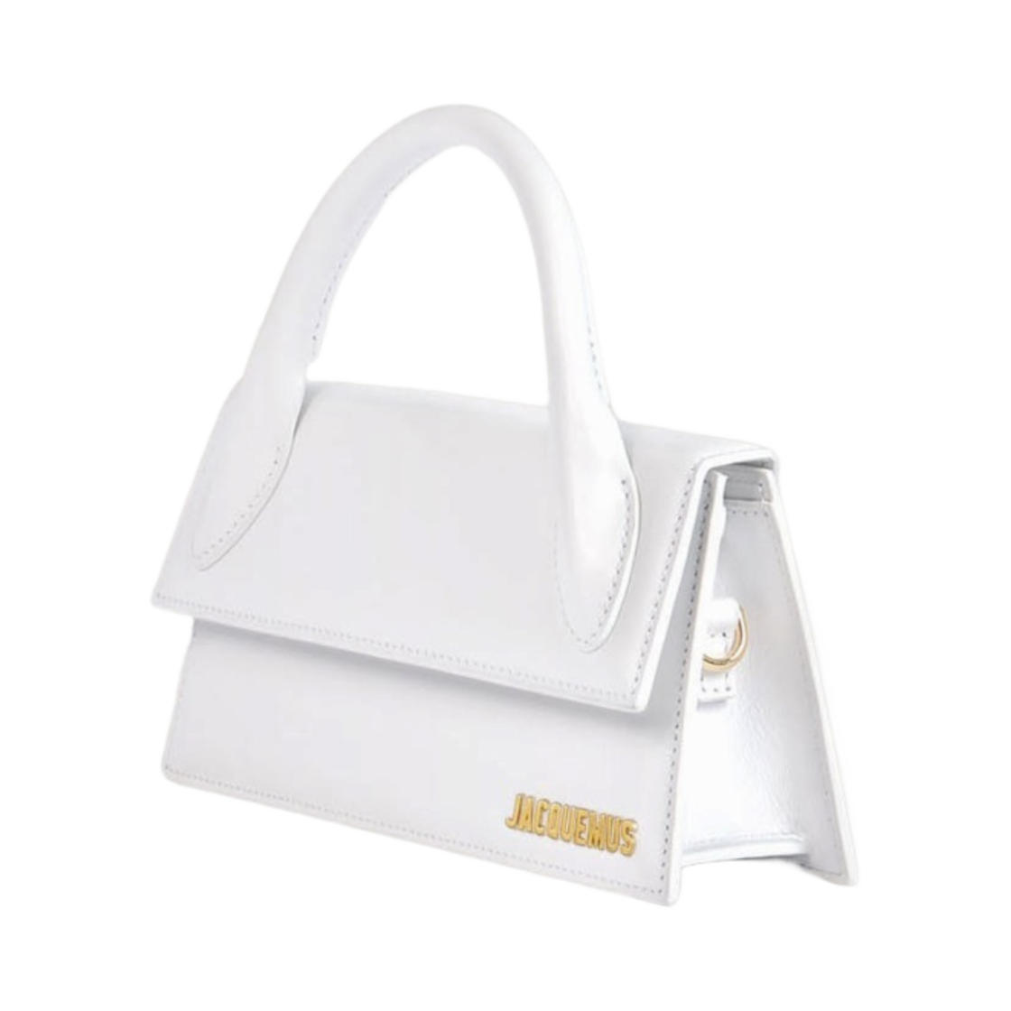 자크뮈스 르 치키토 롱 레더 핸드백 화이트(Jacquemus Le Chiquito Long Leather Handbag White) - 2
