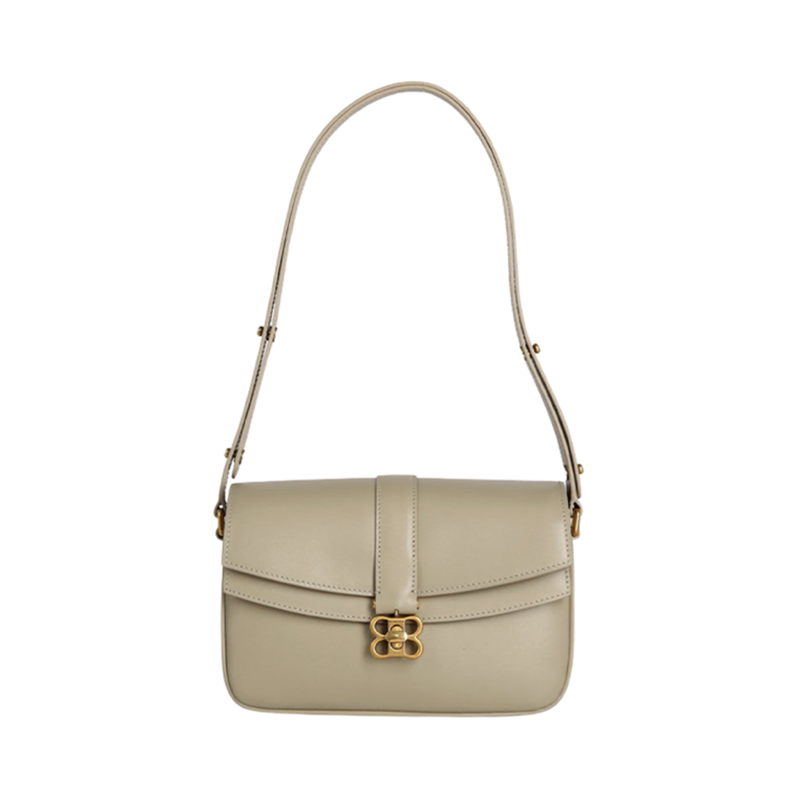 6955412108W2906 Balenciaga Lady Flap Small Shoulder Bag Beige