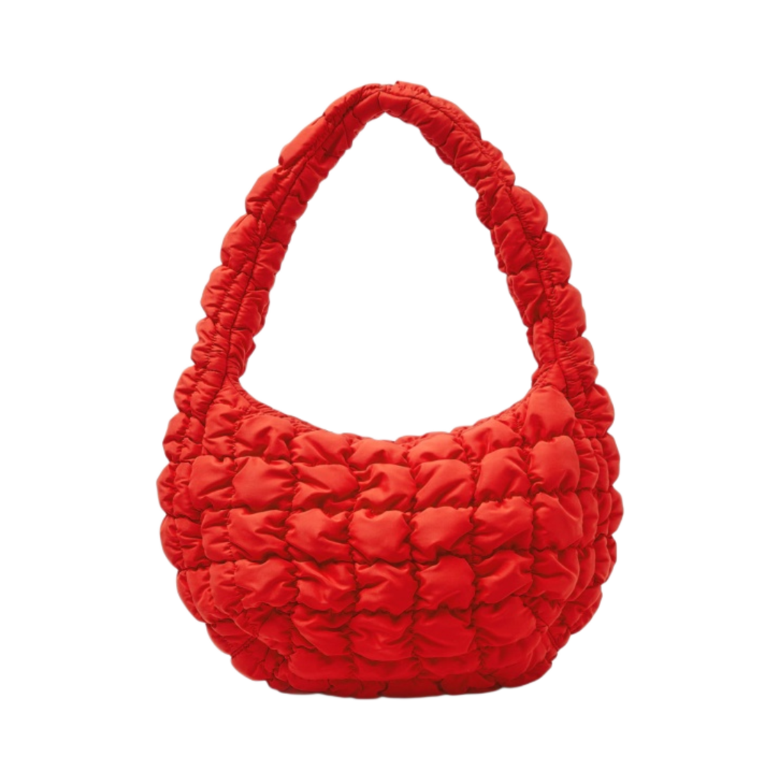 0973537056 COS Quilted Mini Bag Red - 대표 이미지 #1