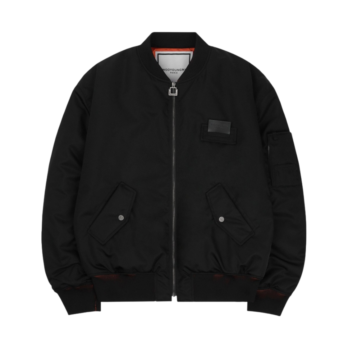 우영미 백로고 MA-1 블랙 - 22FW(Wooyoungmi Back Logo MA-1 Black - 22FW)