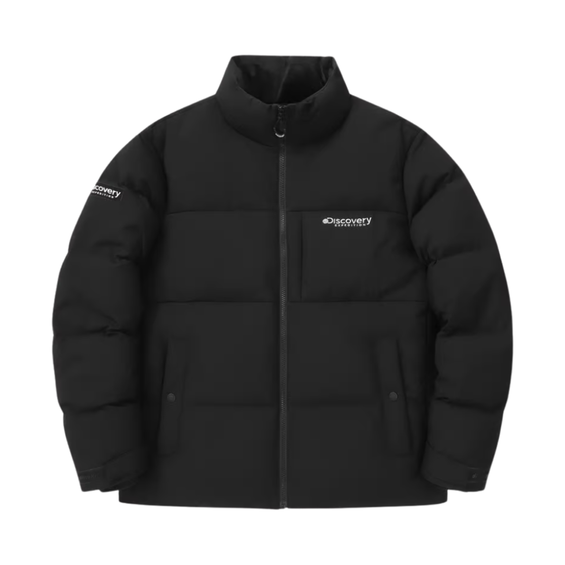 DMDJ63046-BKS Discovery Expedition Lester G RDS High Neck Goose Short Down Jacket Black