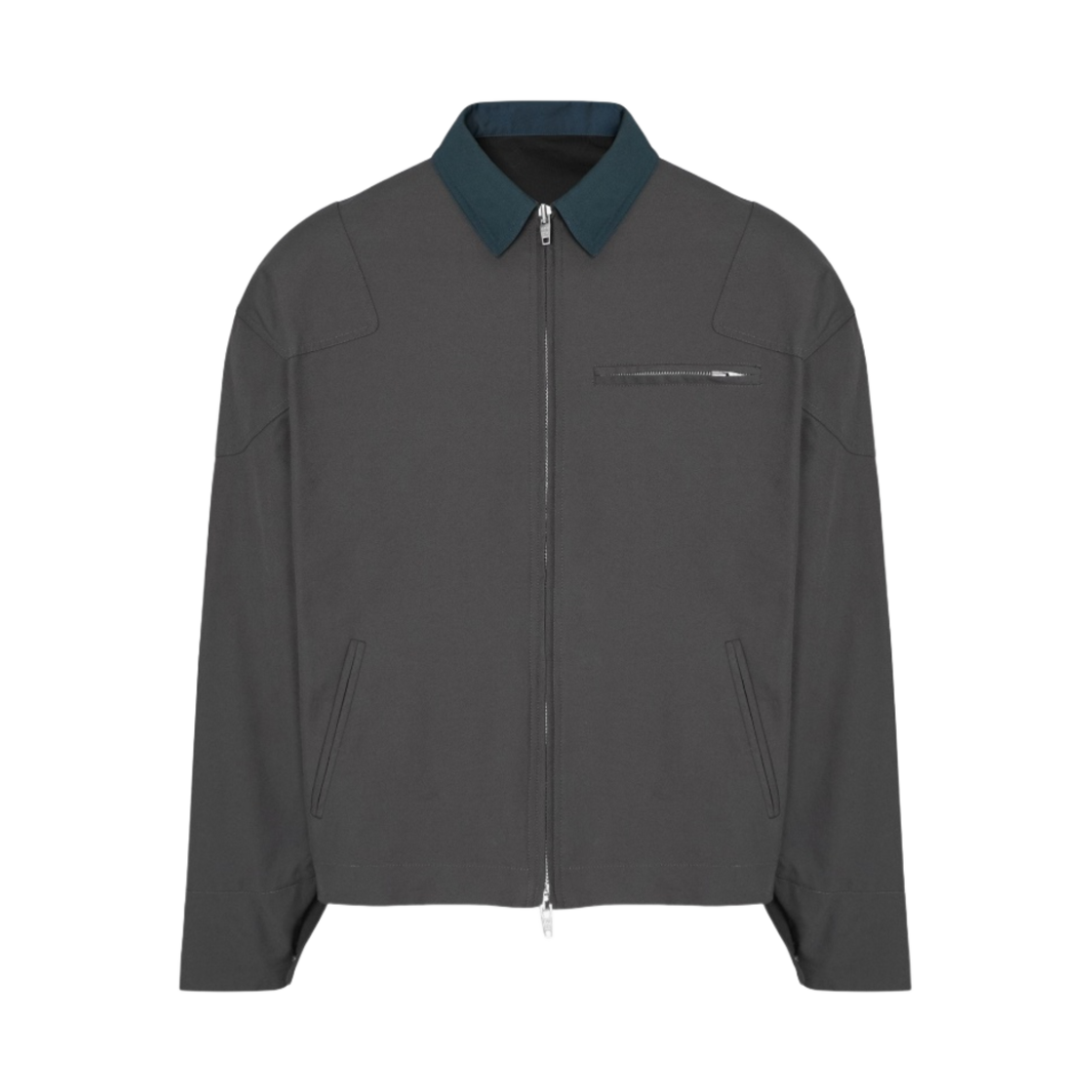 - Farfromwhat Far Padded Shoulder Work Jacket Charcoal