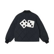 Stussy Dice Quilted Liner Jacket Black