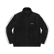 Supreme Studded Velour Track Jacket Black - 22FW