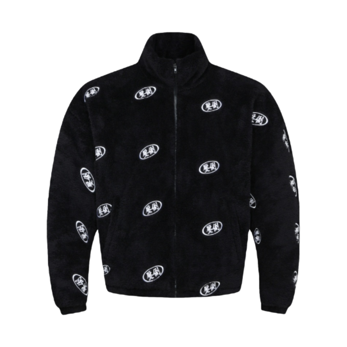 - Overwhelm Circle Logo Fleece Black