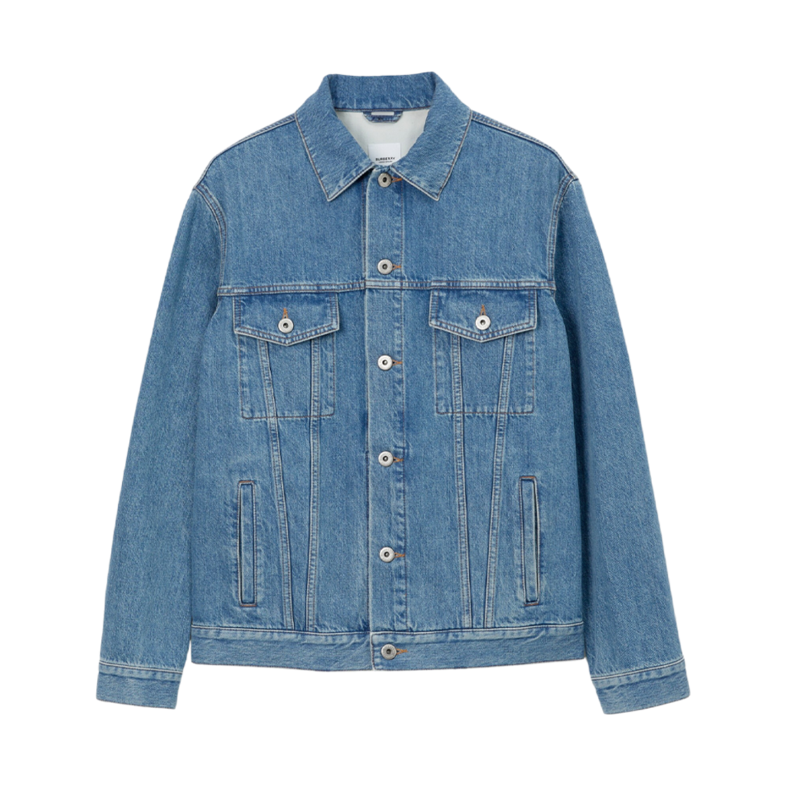 버버리 데님 자켓 미드 블루(Burberry Denim Jacket Mid Blue) - 1