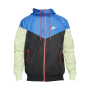 Nike NSW Windrunner Hooded Jacket Black Blue - Asia
