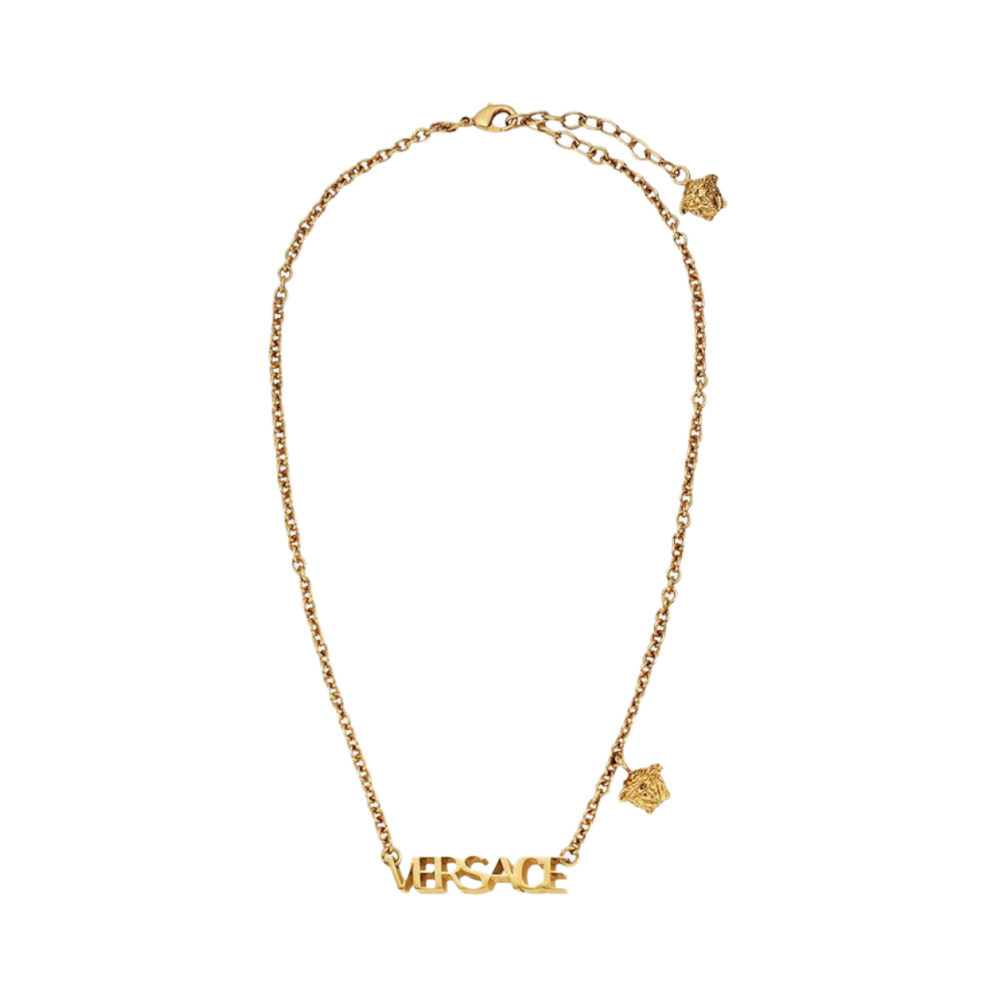 1002579-1A00620-3J000 Versace Logo Necklace Gold