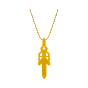 Chrome Hearts Silichrome Dagger Pendant Yellow 2023