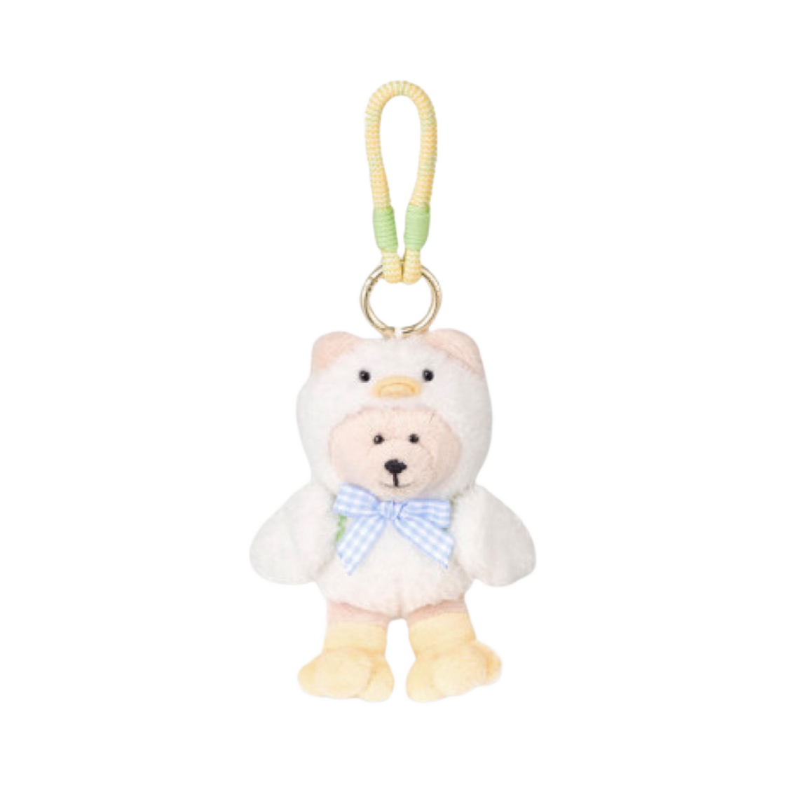 스타벅스 딜라이트 컬러로프 베어리스타 키체인(Starbucks Delight Color Rope Bearista Keychain)