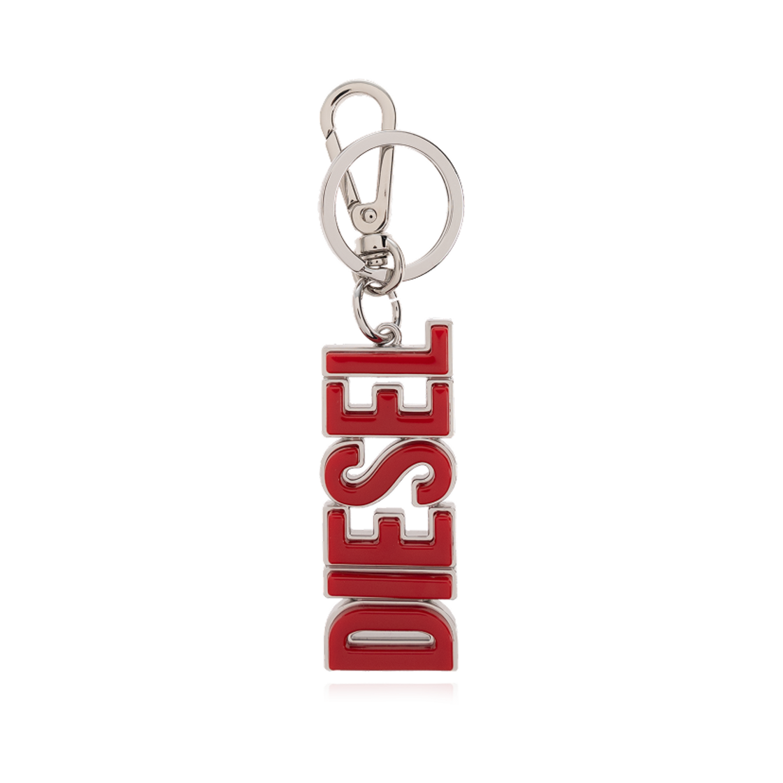 디젤 DSL 3D 키링 실버 레드(Diesel DSL 3D Keyring Silver Red) - 1