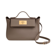 Hermes 24/24 21 Bag Evercolor Swift & Gold Etoupe