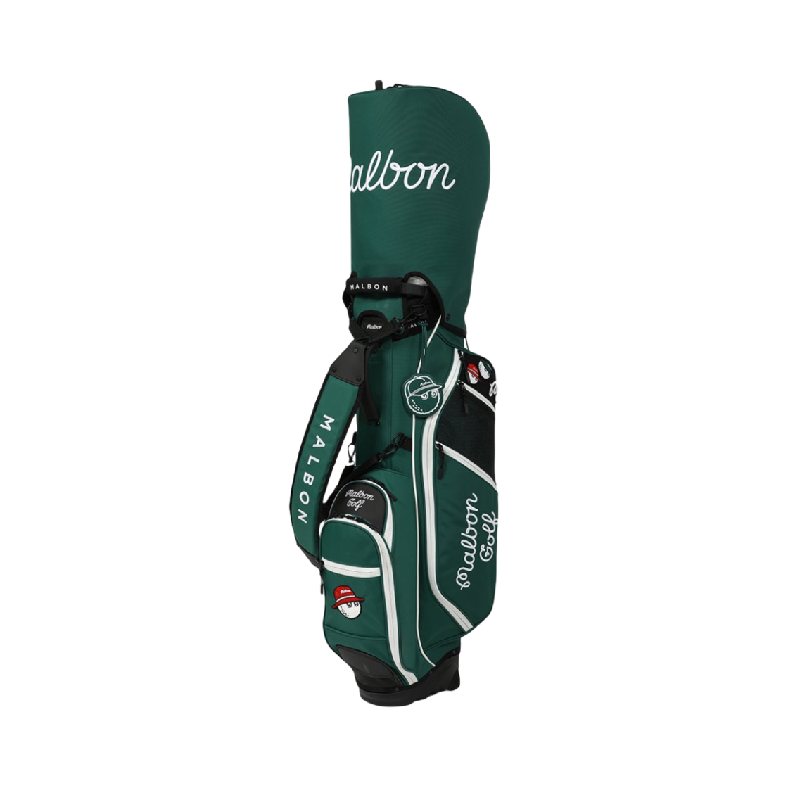 - Malbon Golf Bucket Stand Bag Green - 대표 이미지 #1