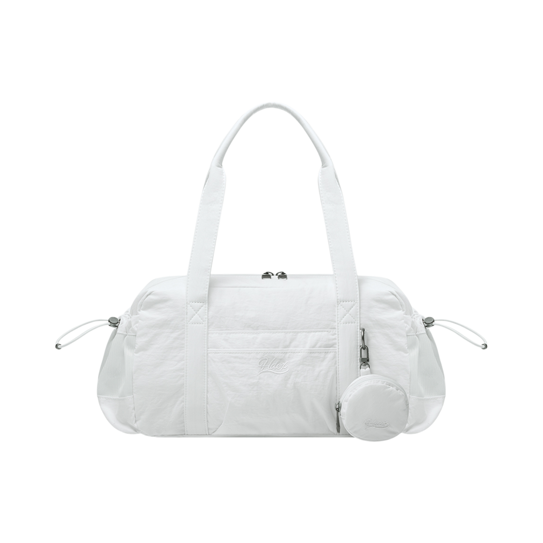 에이치덱스 글로시 파우치 더플백 화이트(HDEX Glossy Pouch Duffle Bag White)