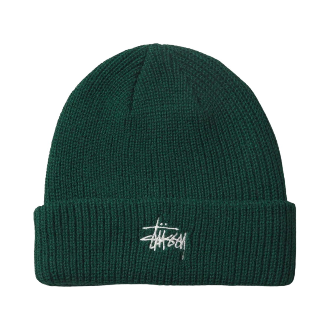 스투시 베이직 커프 비니 포레스트