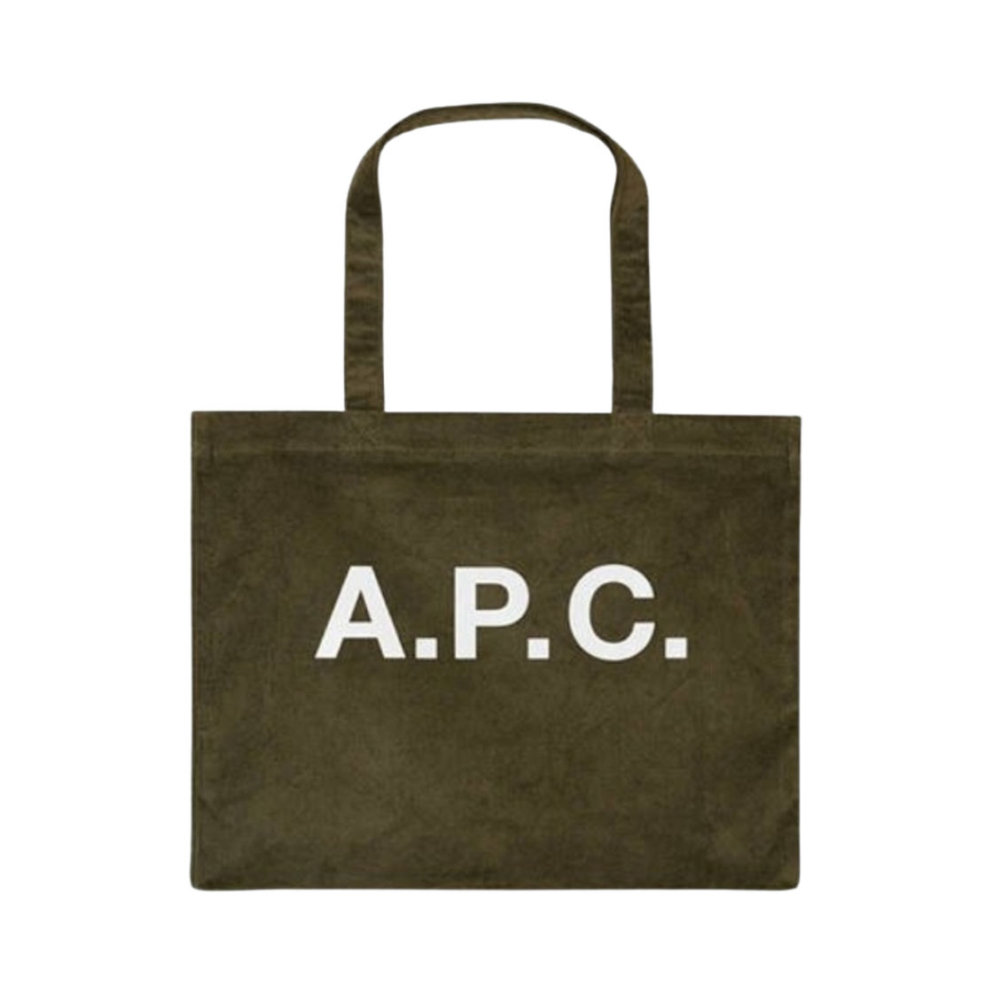 아페쎄 다이앤 코듀로이 토트백 카키(A.P.C. Diane Corduroy Tote Bag Khaki)