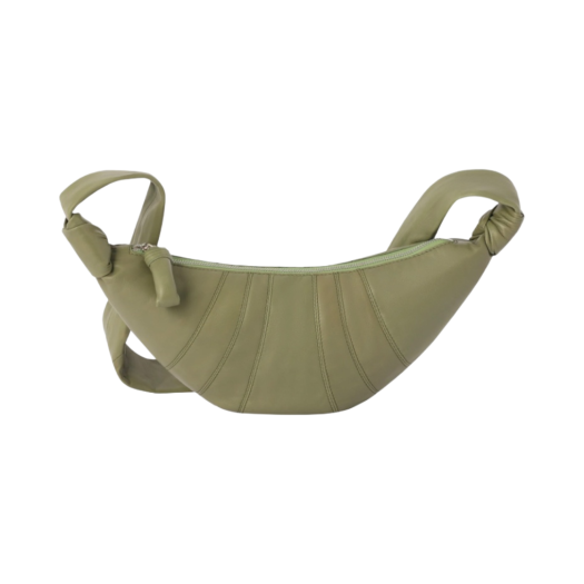 Lemaire Small Croissant Bag Soft Nappa Leather Hedge Green