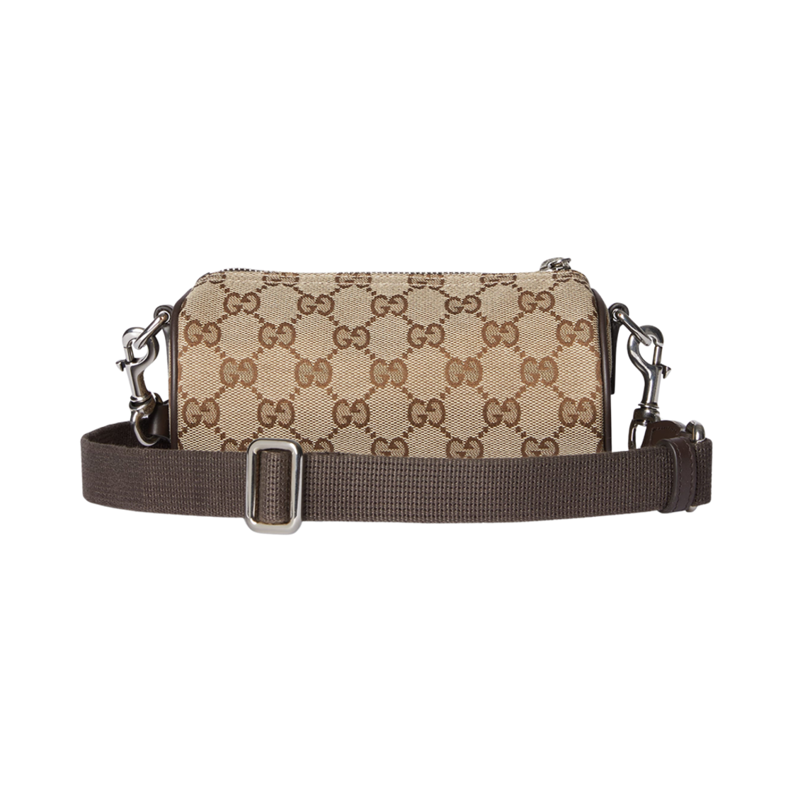 구찌 GG 캔버스 미니 보스턴 백 베이지 다크 브라운(Gucci GG Canvas Mini Boston Bag Beige Dark Brown) - 3