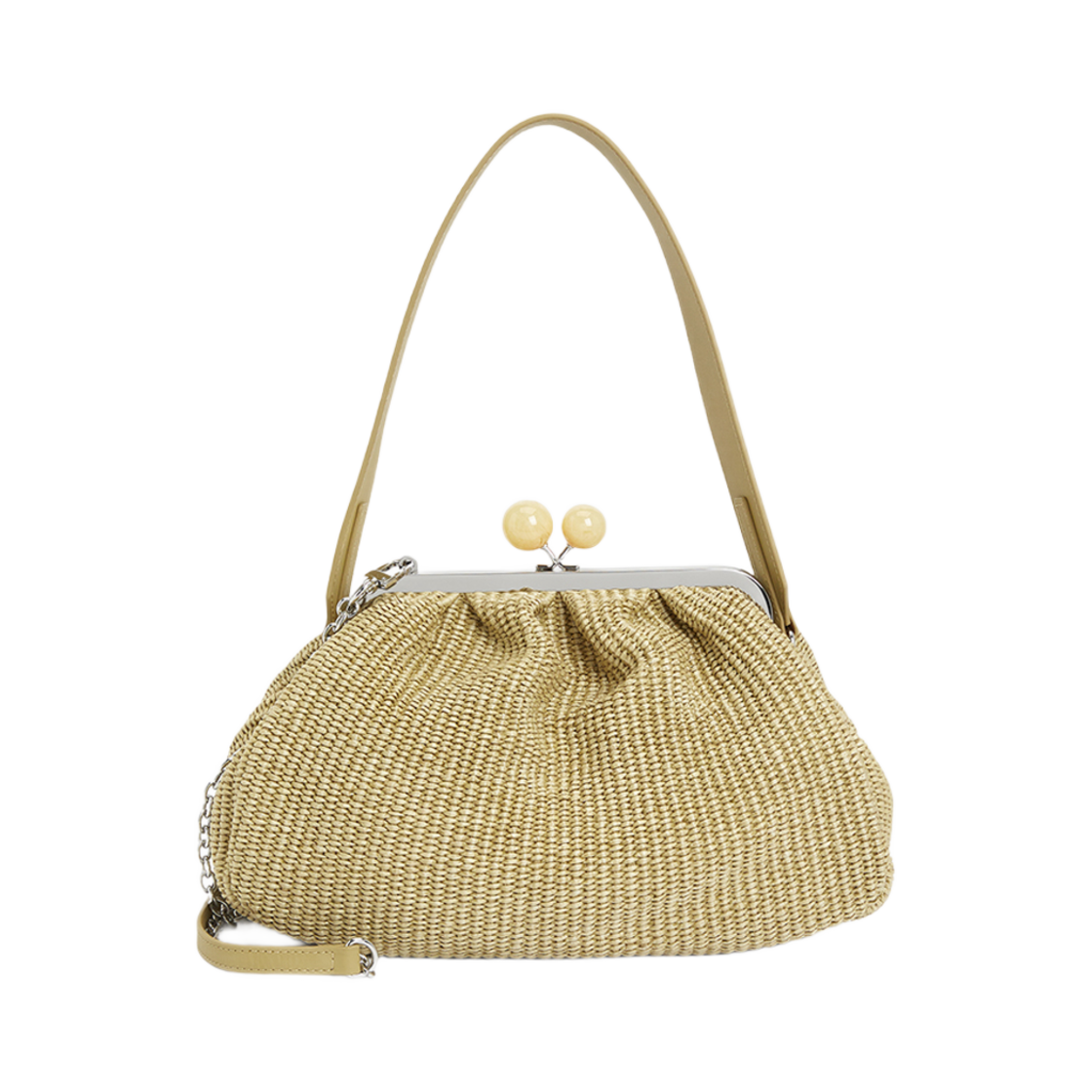 FORTUNA-049 Weekend Max Mara Fortuna Clutch Beige Khaki