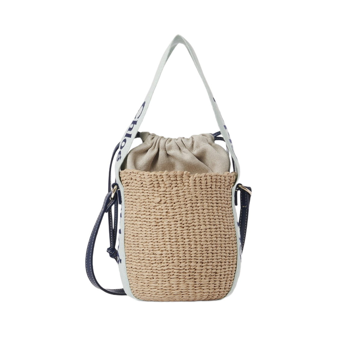 끌로에 스몰 우디 베스킷 그린 블루(Chloe Small Woody Basket Green Blue) - 2