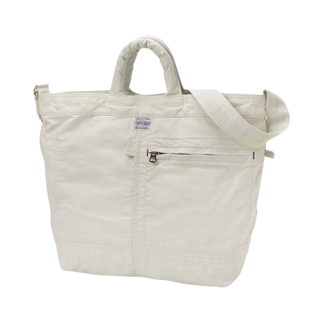 754-15108 Porter 2Way Tote Bag White