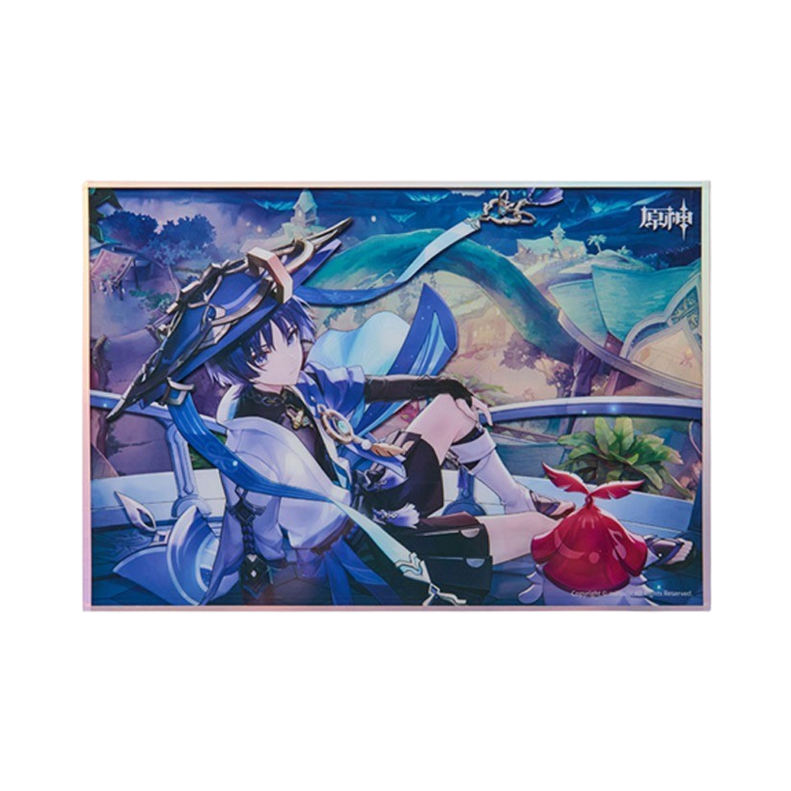 원신 아크릴 색지 기원 아트 여름! 낙원? 대비경!(Genshin Signature Board Shikishi Acrylic Secret Summer Paradise)