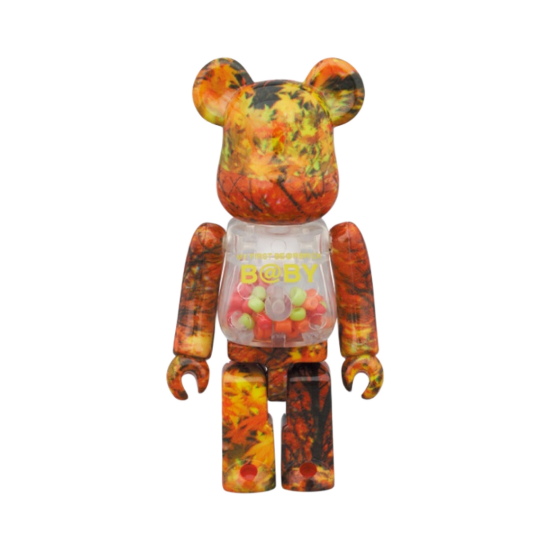 베어브릭 마이 퍼스트 베어브릭 베이비 오텀 리브스 버전 100% & 400% 세트(Bearbrick My First Bearbrick Baby Autumn Leaves Ver. 100% & 400% Set) - 3