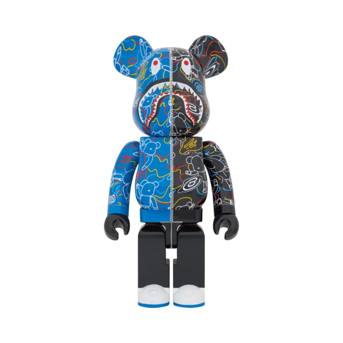 베어브릭 x 베이프 라인 카모 샤크 1000%(Bearbrick x BAPE Line Camo Shark 1000%) - 1