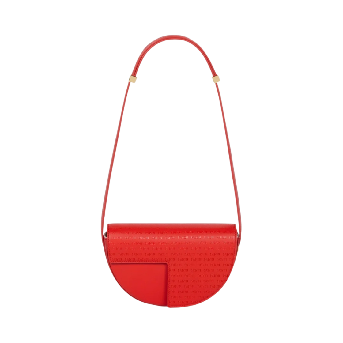 파투 르 쁘띠 파투 백 레더 레드 JP 링크(Patou Le Petit Patou Bag Logo Bag In Leather Red JP Link)