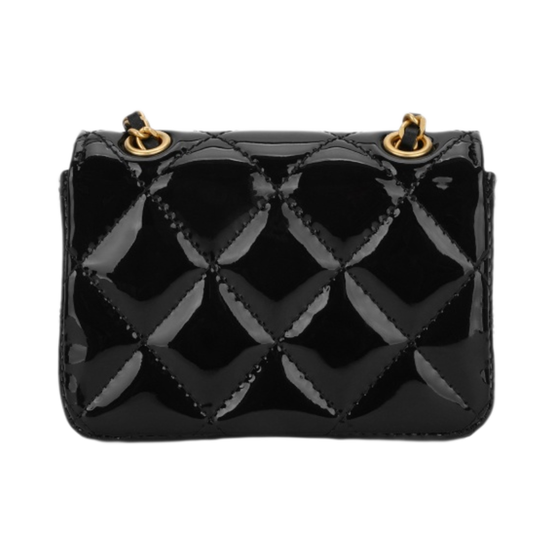 샤넬 벨트백 페이턴트 카프스킨 에나멜 & 골드 메탈 블랙(Chanel Belt Bag Patent Calfskin Enamel & Gold Black) - 2