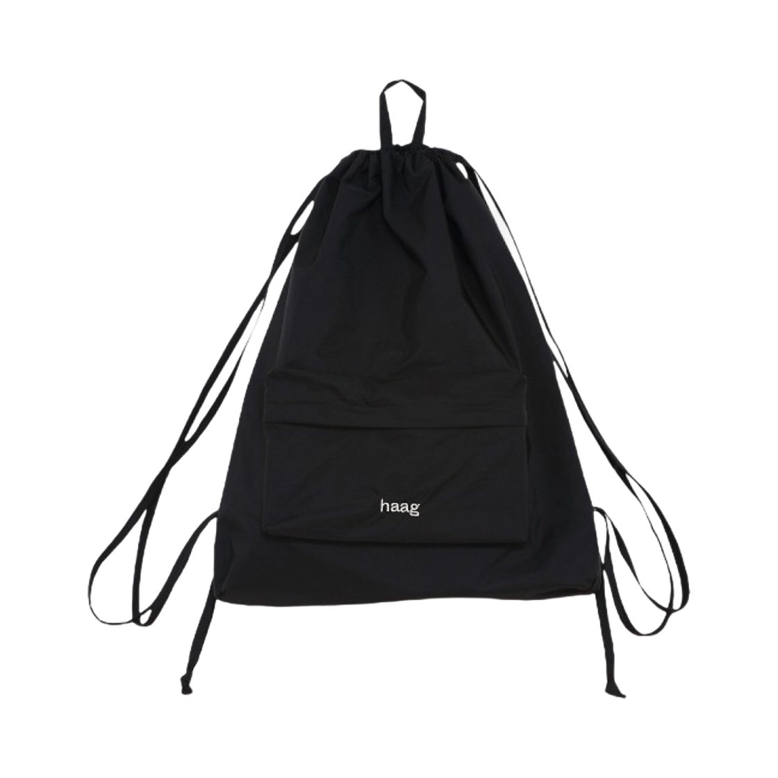 헤이그 스트링 백팩 블랙(Haag String Backpack Black)